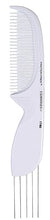 Cricket FF60 Friction Free Lift and Tease Comb 3-Pack for Styling, Fluffing, Adding Volume, All Hair Types, Anti-Static, White, Value Set, 3 PK - MHC Beauty Products