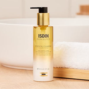 ISDIN Isdinceutics Essential Cleansing Oil - Facial Cleanser with Cleansing Oil for Radiant Skin, 6.76 FL OZ - MoreHair City Beauty Products