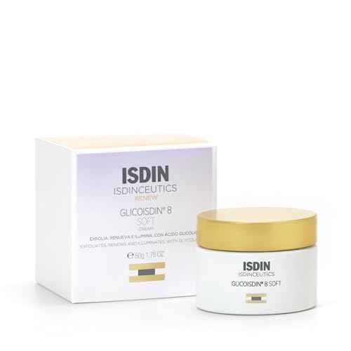 Glicoisdin 8 Soft - Face Exfoliant Cream with Glycolic Acid, 1.76 OZ - MoreHair City Beauty Products