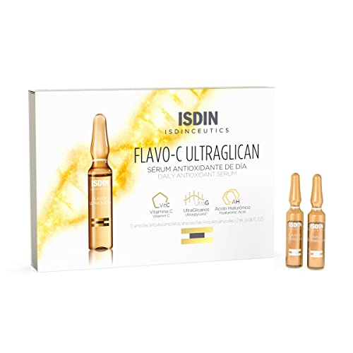 Serum Ampoules Flavo-C Ultraglican, Vitamin C and Hyaluronic Acid - MoreHair City Beauty Products