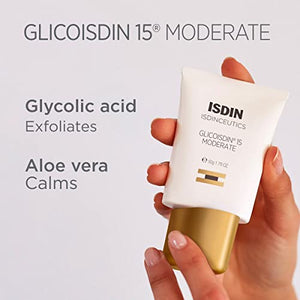 Glicoisdin 15 Moderate - Gel Exfoliant for Face with Glycolic Acid - 1.76 OZ - MoreHair City Beauty Products