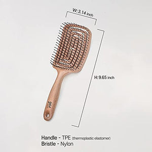 Yao Vented Wet Brush – Curly Scalp Hair Brush for Curly Thin Long Short Dry Wavy Wet Hair with Flexible Design for men, women, and kids - MoreHair City Beauty Products