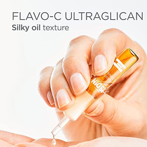 Serum Ampoules Flavo-C Ultraglican, Vitamin C and Hyaluronic Acid - MoreHair City Beauty Products