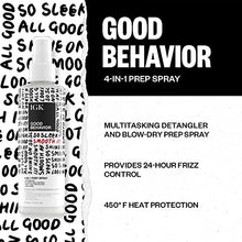 IGK GOOD BEHAVIOR 4-in-1 Prep Spray | Leave In + Detangle + Heat Protectant | Vegan + Cruelty Free | 7 Oz - MoreHair City Beauty Products