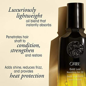 Oribe Gold Lust Nourishing Hair Oil, 3.38 Fl Oz (Pack of 1) - MoreHair City Beauty Products