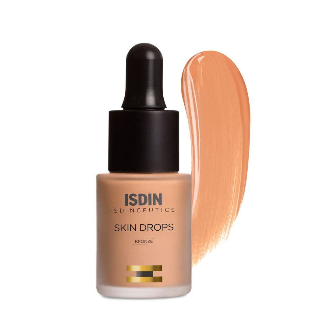 ISDIN Skin Drops, Face and Body Makeup Lightweight and High Coverage Foundation, Bronze Shade for Medium Skin Tone… - MoreHair City Beauty Products