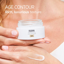 ISDIN Age Contour Face and Neck Anti-Aging Benefits Cream, Moisturizing and Firming Action, Suitable for Sensitive Skin and Non-comedogenic 1.8 Fl Oz - MoreHair City Beauty Products