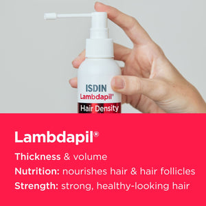 ISDIN Lambdapil Hair Loss Lotion to Strengthen Hair 4.2 Fl. Oz. - MoreHair City Beauty Products