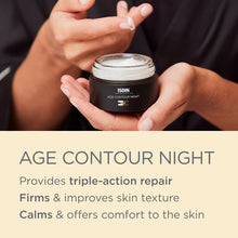 ISDIN Age Contour Night Face and Neck Cream with Melatonin and Peptides, 1.8 Oz - MoreHair City Beauty Products