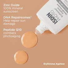 ISDIN Eryfotona Ageless Tinted Mineral Sunscreen for Face, SPF 50 Zinc Oxide Formula Helps Repair Sun Damage, 1.7 Fl.Oz. Travel-Size Tube, Water Resistant and Non-comedogenic - MoreHair City Beauty Products