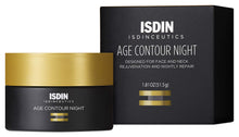 ISDIN Age Contour Night Face and Neck Cream with Melatonin and Peptides, 1.8 Oz - MoreHair City Beauty Products