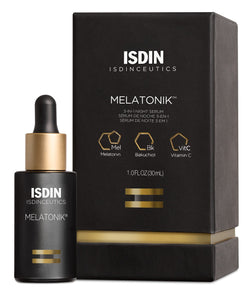 ISDIN Melatonik, Overnight Recovery Anti-Aging Benefits Night Serum, 3-in-1 Repairs, Restores and Brightens with Melatonin, Bakuchiol, Vitamin C… - MoreHair City Beauty Products