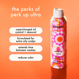 amika: perk up ultra oil control dry shampoo - MHC Beauty Products