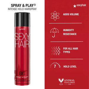 Sexy Hair - BIG - Volumizing Hairspray - MoreHair City Beauty Products