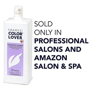 Framesi Color Lover Volume Boost Shampoo, 33.8 fl oz, Sulfate Free Shampoo with Quinoa and Aloe Vera, Color Treated Hair - MoreHair City Beauty Products