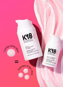 K18 Mini Leave-In Molecular Repair Hair Mask Treatment to Repair Damaged Hair - MoreHair City Beauty Products