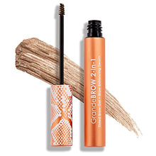 Grande Cosmetics GrandeBROW 2-in-1 Tinted Brow Gel + Brow Enhancing Serum, Light - MoreHair City Beauty Products