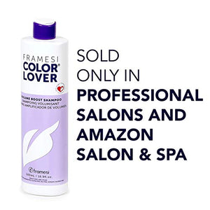 Framesi Color Lover Volume Boost Shampoo, 16.9 fl oz, Sulfate Free Shampoo with Quinoa and Aloe Vera, Color Treated Hair - MoreHair City Beauty Products