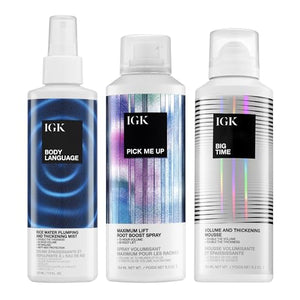 IGK Big Hair Volumizing Trio Kit - MoreHair City Beauty Products