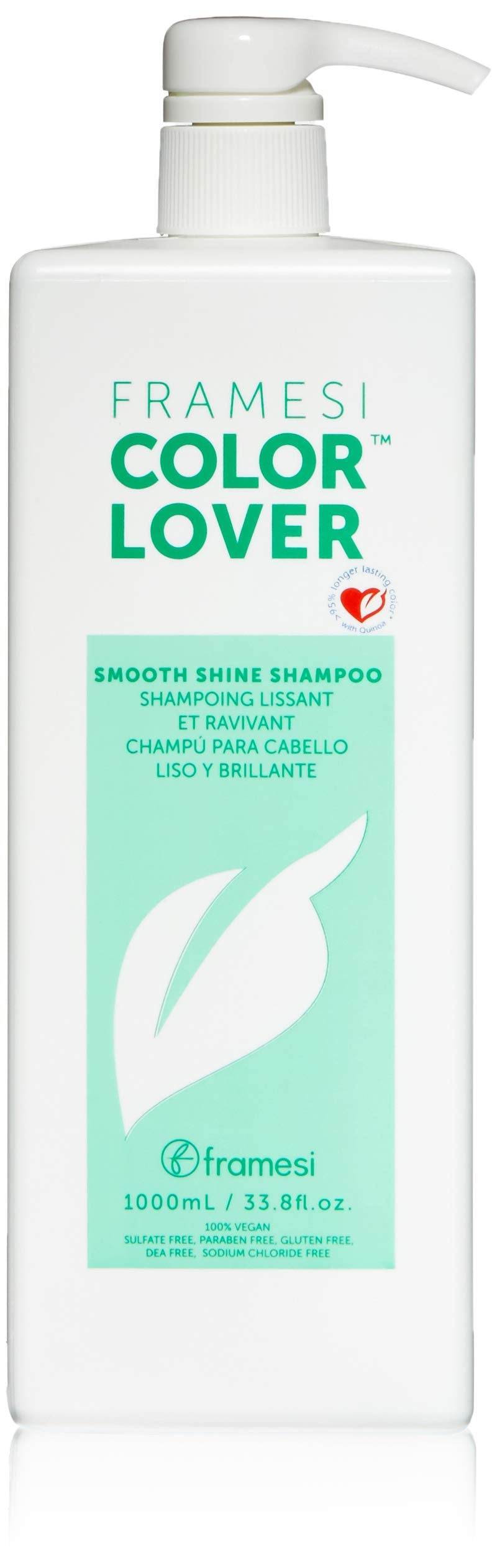 Framesi Color Lover, Smooth Shine Shampoo, 33.8 fl oz - MoreHair City Beauty Products