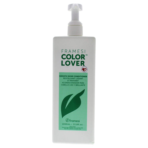 Framesi Color Lover Smooth Shine Conditioner, 33.8 fl oz, Sulfate Free Conditioner with Coconut Oil and Quinoa, Color Treated Hair - MoreHair City Beauty Products