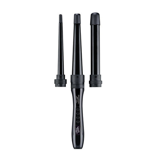 Paul Mitchell Pro Tools Express Ion Unclipped 3-in-1 Ceramic Interchangeable Curling Wand, 3 Barrels for Multiple Hairstyles, Black - MoreHair City Beauty Products