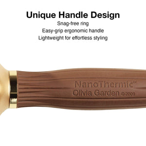 Olivia Garden NanoThermic Ceramic + Ion Flex Scalp-Hugging & Vented Hair Brush NT-FLEXCO (Combo) - MoreHair City Beauty Products